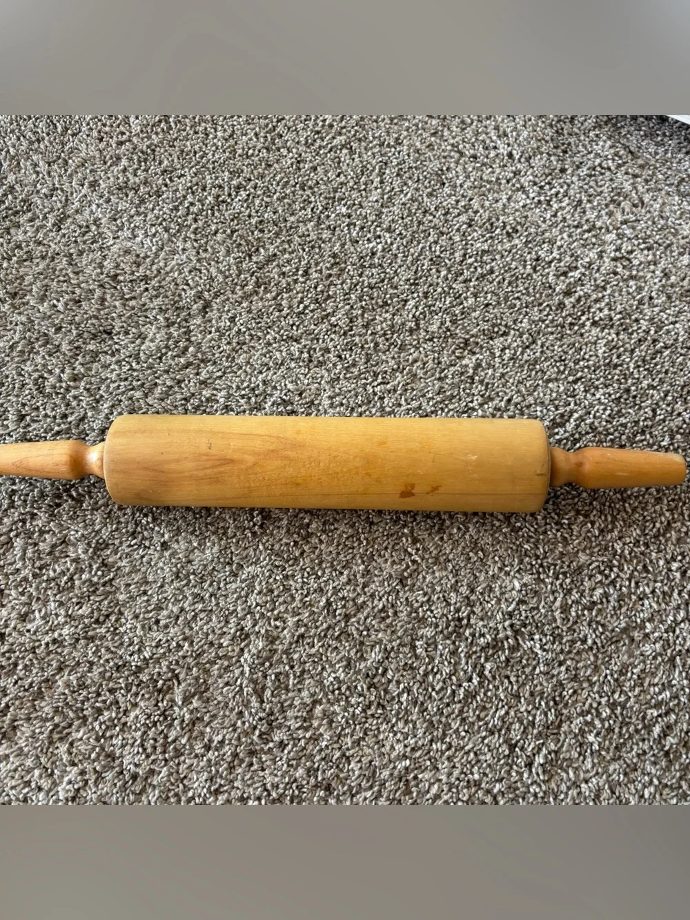 Vintage Baribo Maid Rolling Pin Hardwood 16.5”
